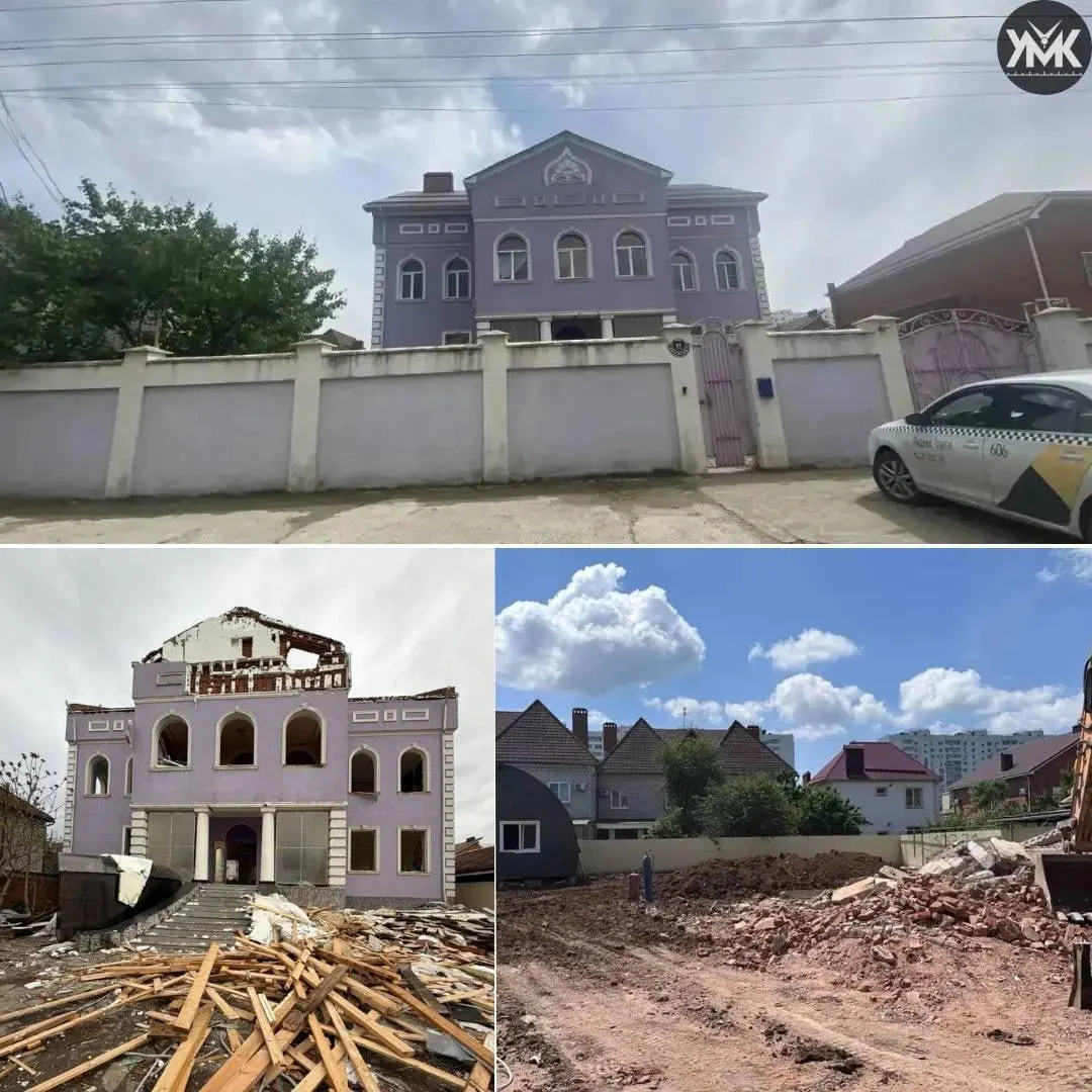 В Краснодаре разобрали незаконно возведённое четырёхэтажное здание на Пирогова, 12. Ранее в нём работал центр йоги «Эра Водолея», связанный с Мариной Мелиховой, которую в 2021 году признали виновной в призывах к экстремизму.