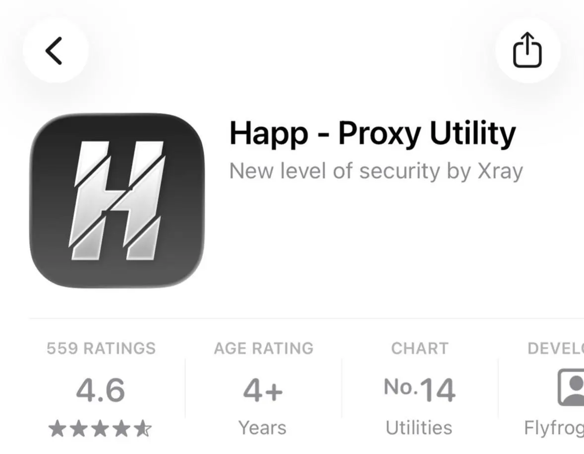 Приложение Happ — Proxy Utility Plus исчезло из российского сегмента App Store. Apple объясняет удаления соответствием местному законодательству; отчёты компании показывают резкий рост запросов от российских властей в последние годы.