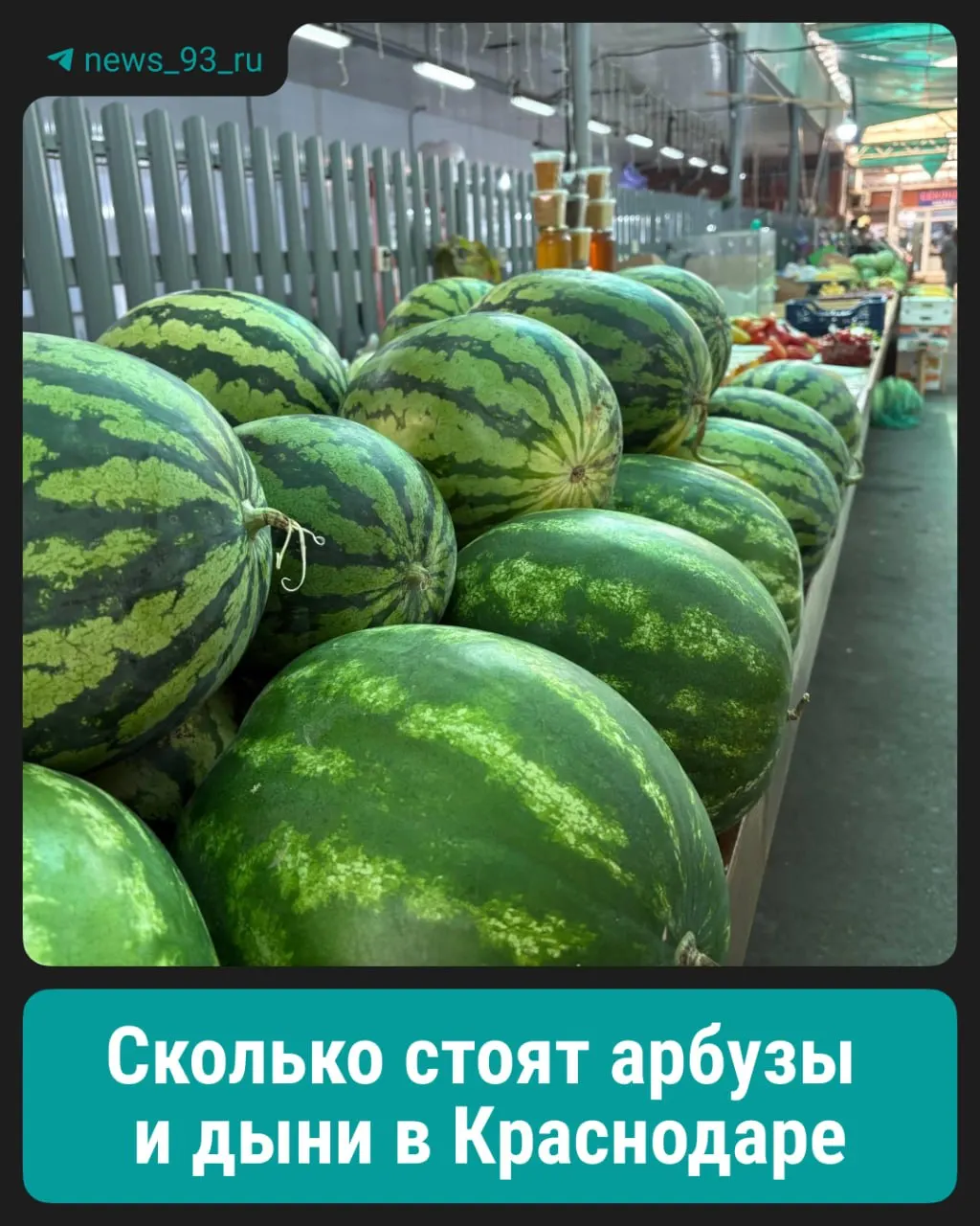 В Краснодаре наступил пик сезона арбузов и дын: сравниваем цены на рынках и в магазинах.