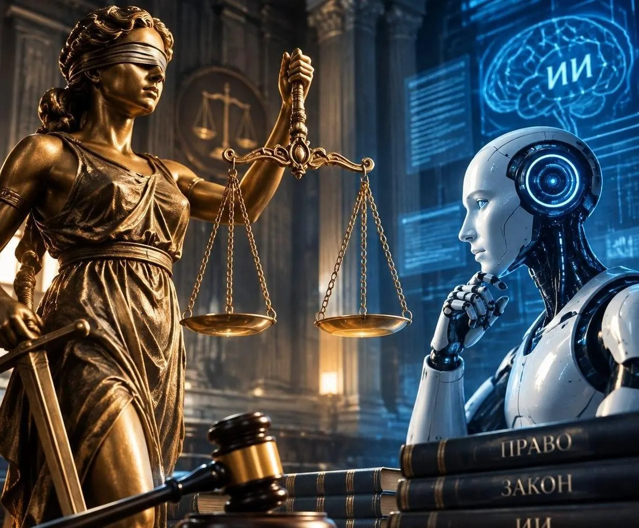Через год в судах начнут применяться системы искусственного интеллекта, которые будут помогать судьям в принятии решений.