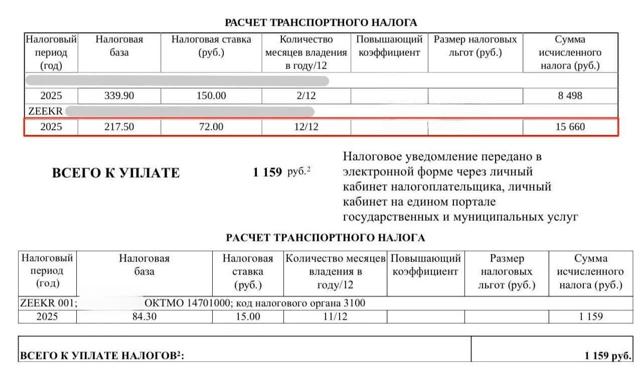 До конца 2027 года ставка налога на транспорт для электромобилей должна быть 0%, но уведомления продолжают приходить, а обращения остаются без ответа.